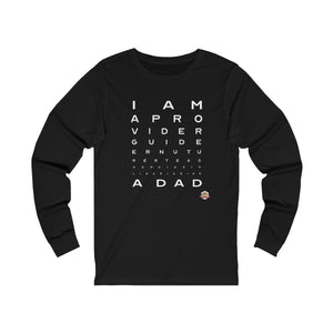 Open image in slideshow, Dadaholiks Eye Chart Long Sleeve (White Font)
